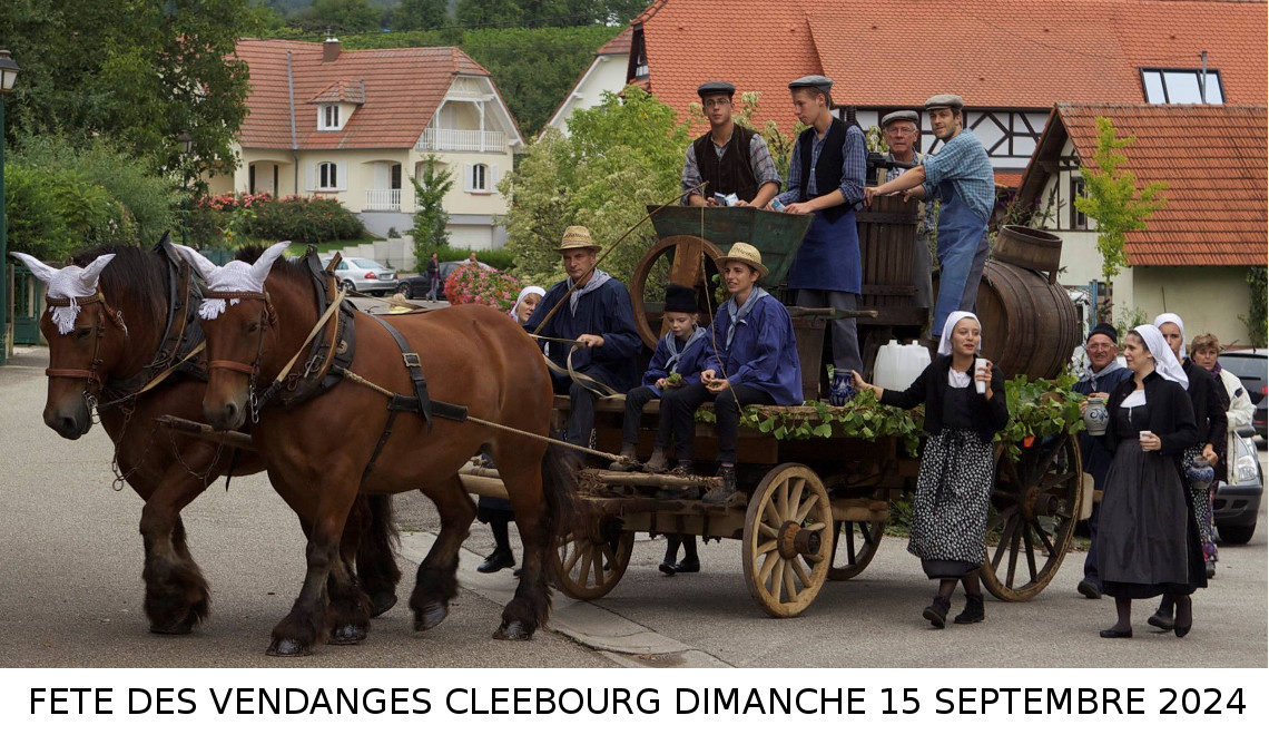 Bredele à la Fête des Vendanges de Cleebourg dimanche 15 septembre